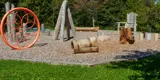 Playground structures and areas
